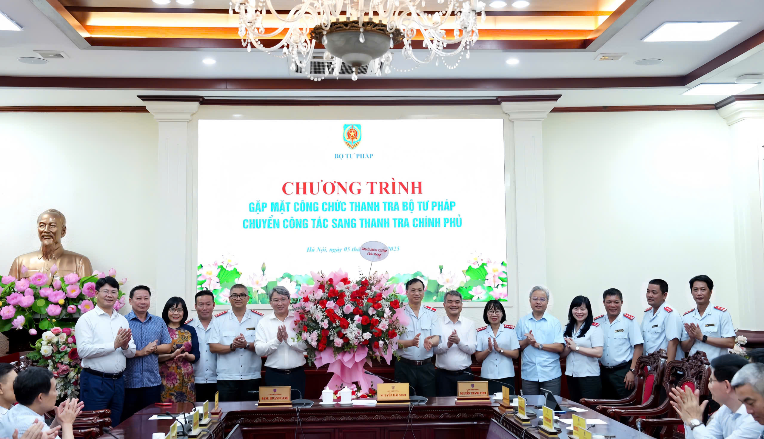 Gặp mặt công chức Thanh tra Bộ Tư pháp nhận nhiệm vụ mới tại Thanh tra Chính phủ